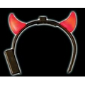 5 Day Imprinted Light Up Red Devil Horns Headband